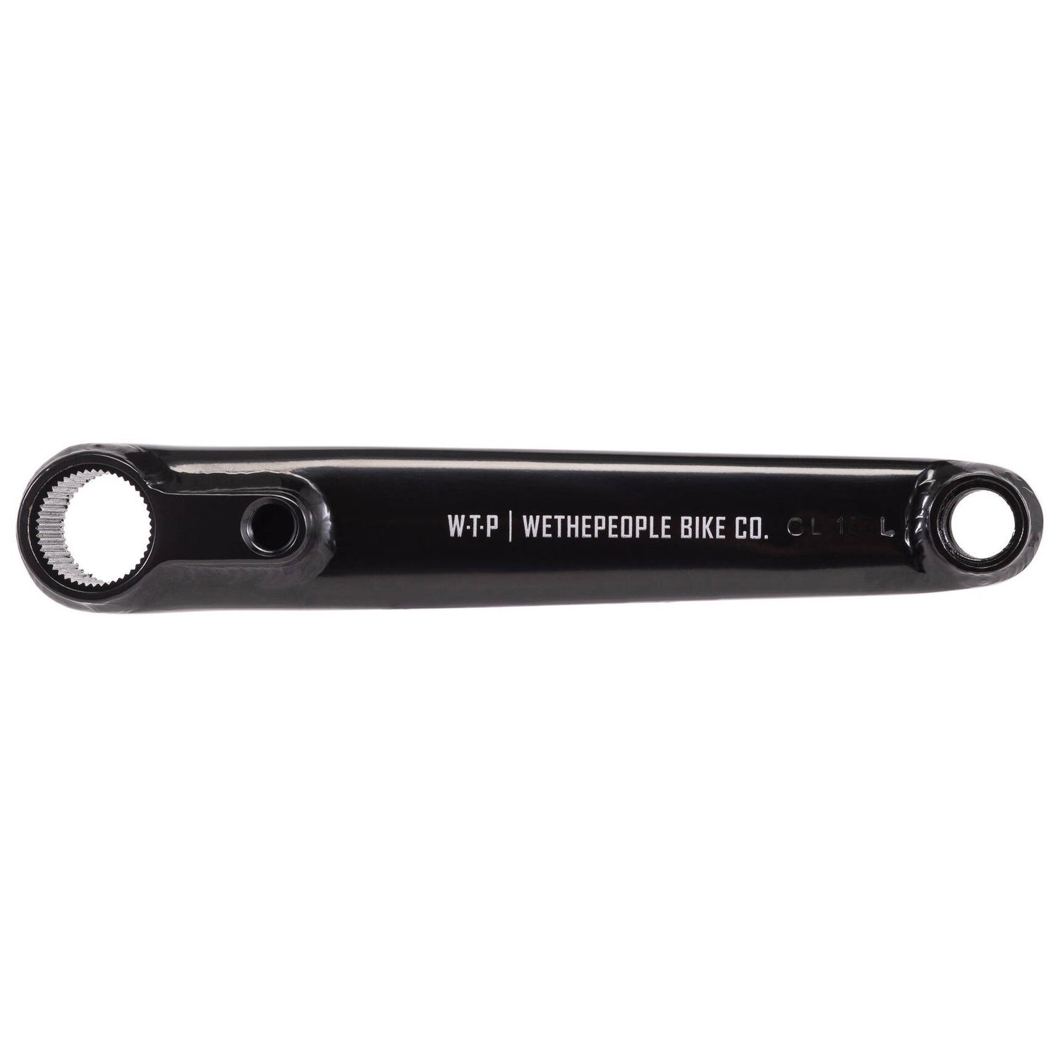 WeThePeople Logic 170mm BMX Cranks - Glossy Black