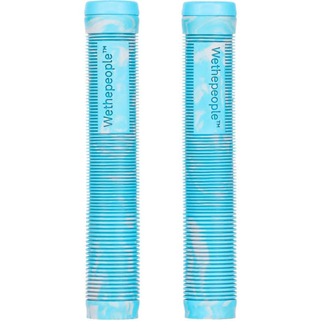 WeThePeople Perfect 165mm BMX Grips - Sky Blue/Grey Swirl