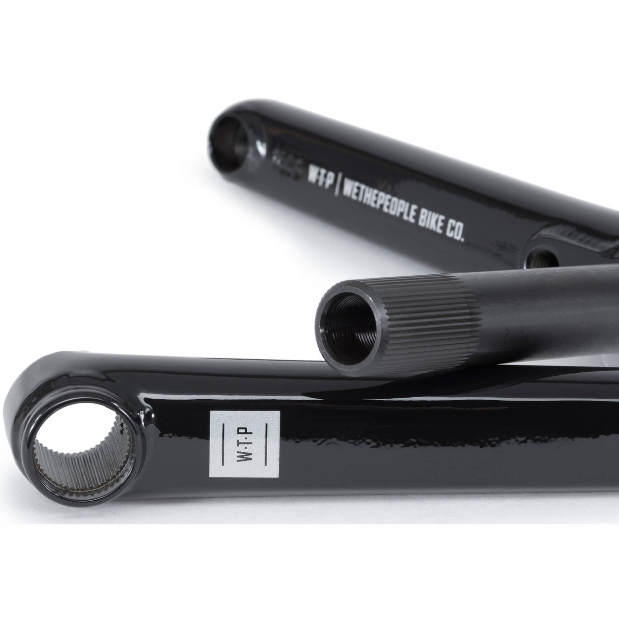 WeThePeople Legacy Crank 175mm BMX Cranks - Glossy Black