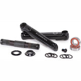 WeThePeople Logic Crank 165mm BMX Cranks - Glossy Black