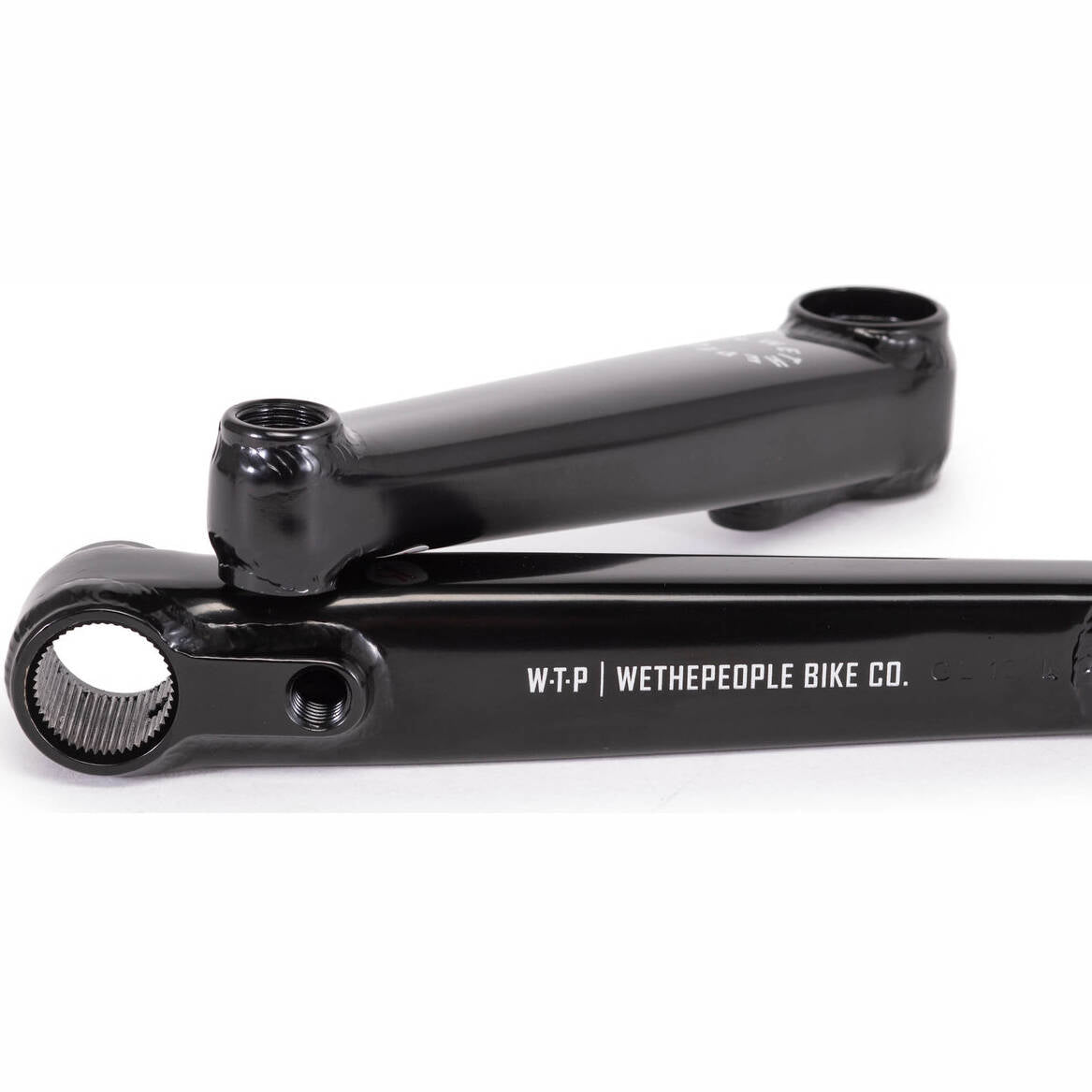 WeThePeople Logic Crank 165mm BMX Cranks - Glossy Black