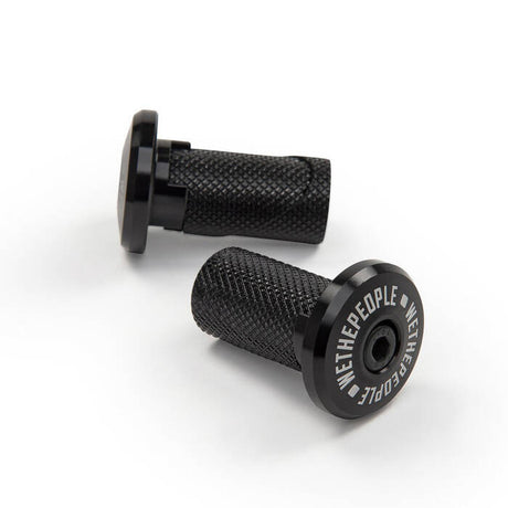 WeThePeople Supreme Alloy BMX Bar Ends - Black
