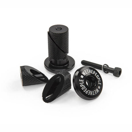 WeThePeople Supreme Alloy BMX Bar Ends - Black