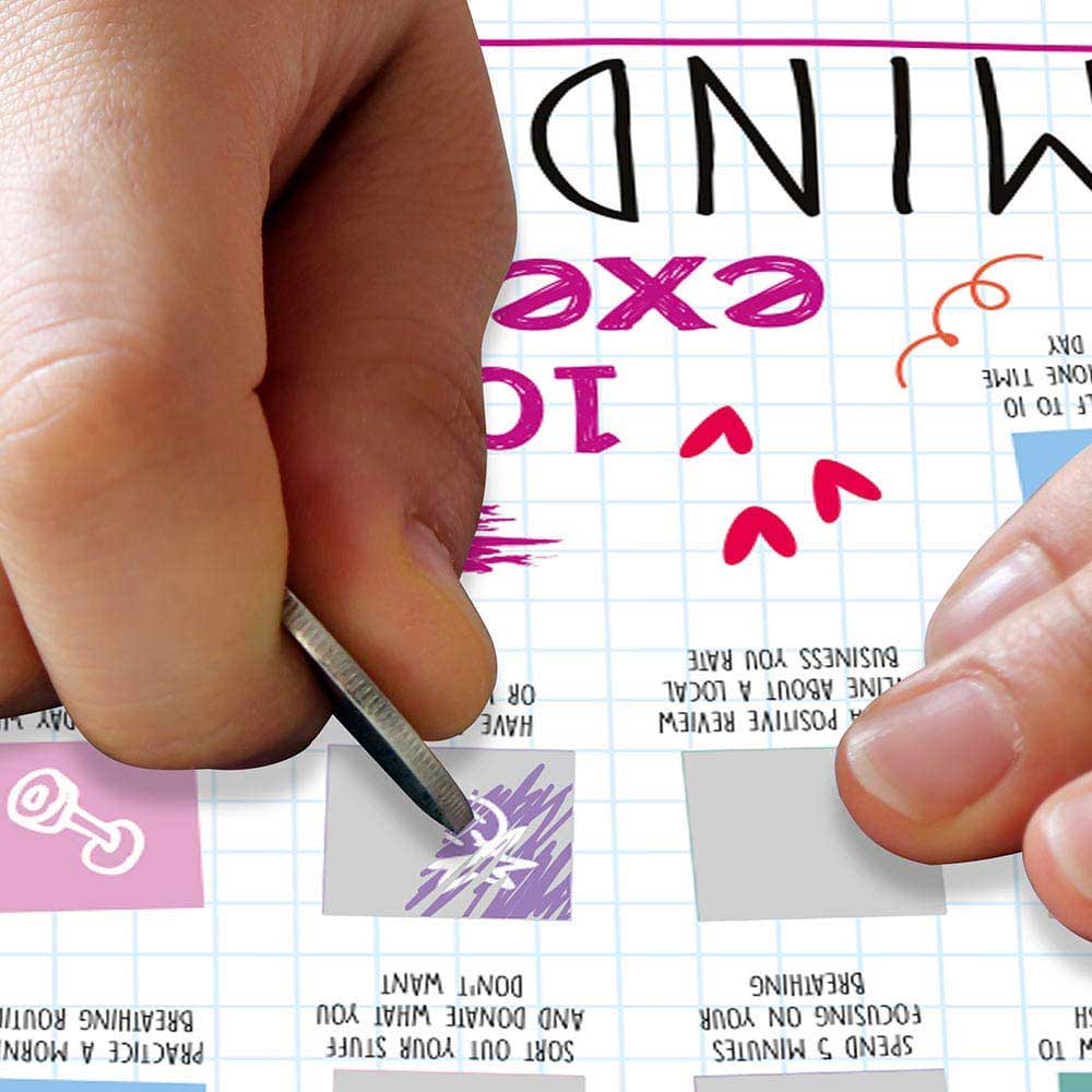 #winning 100 Exercises in Mindfulness Challenge A2 - Scratch Poster