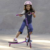 Yvolution Y Fliker A3 Air Scooter - Purple/Light Blue