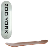 Zoo York OG 95 Logo Block Skateboard Deck - White  8''