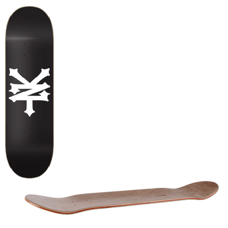 Zoo York OG 95 Crackerjack Skateboard Deck - Black/White  8"