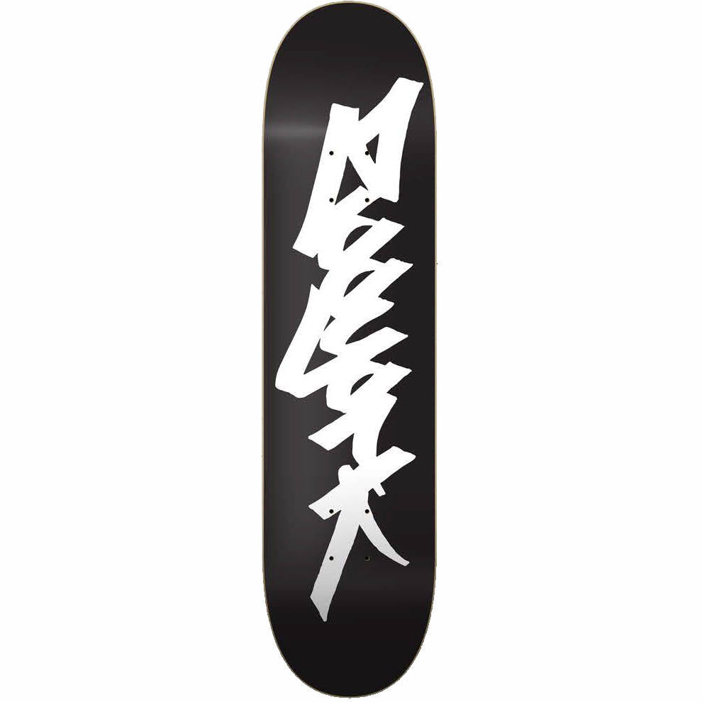 Zoo York OG 95 Tag Skateboard Deck - Black/White 8"