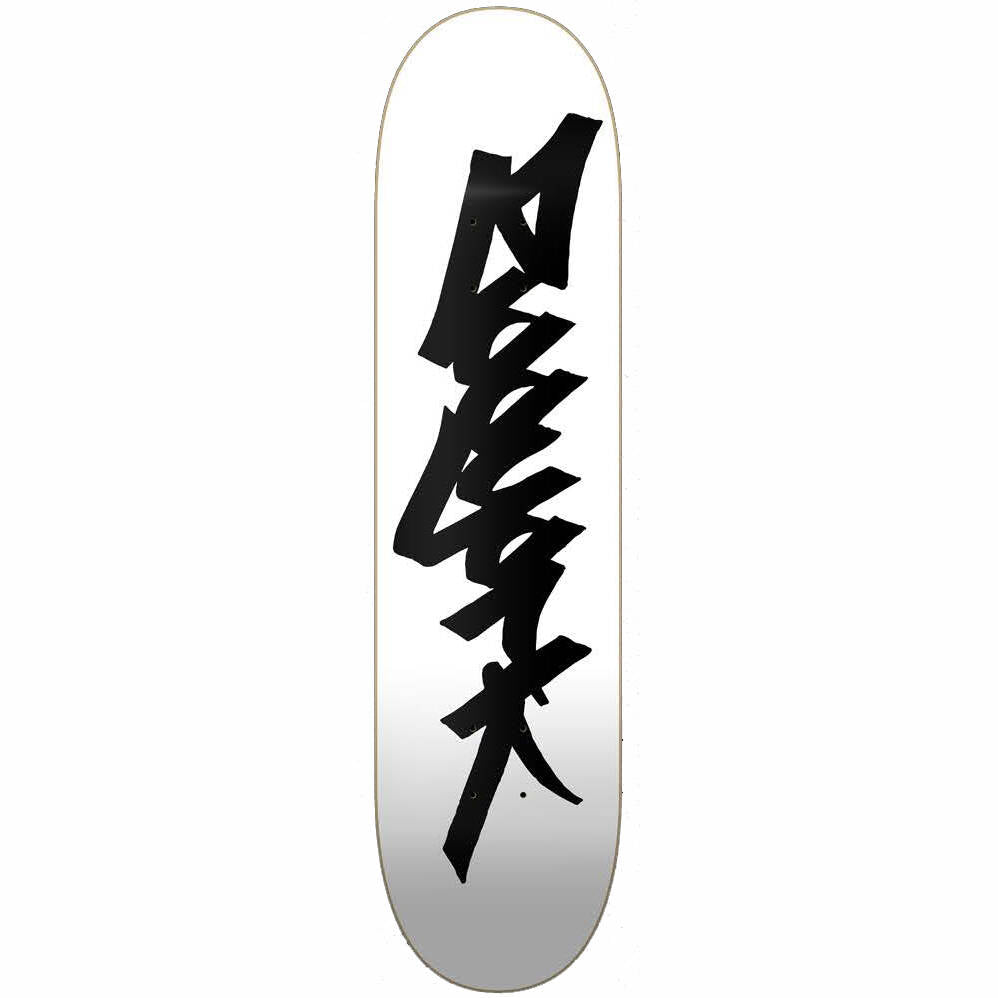 Zoo York OG 95 Tag Skateboard Deck - White/Black 8"