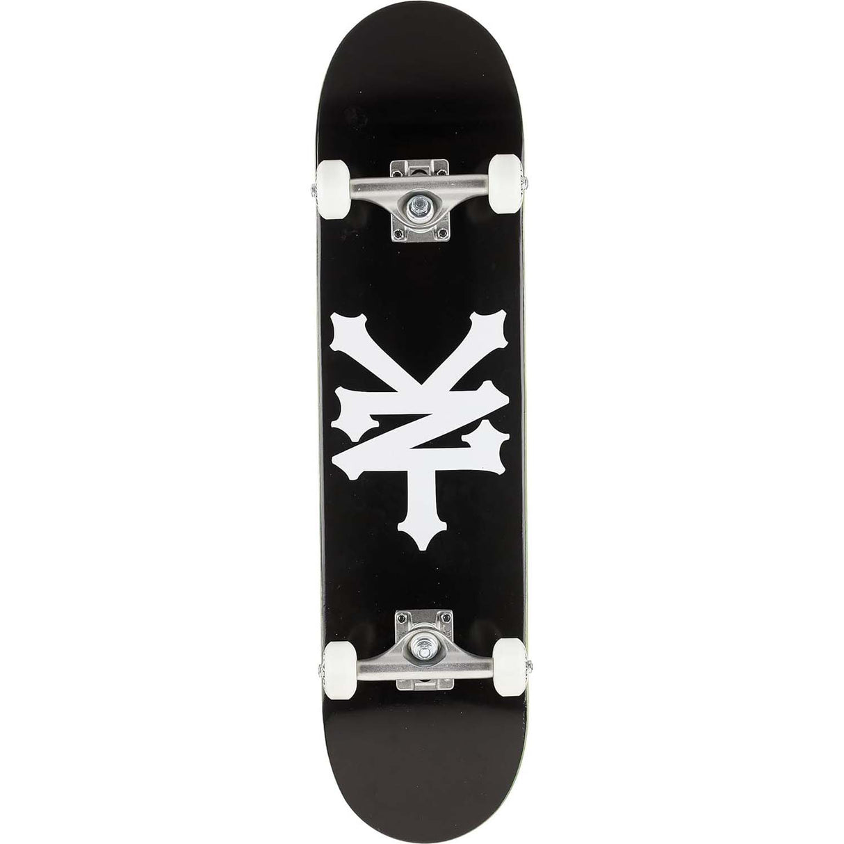 Zoo York OG 95 Crackerjack Complete Skateboard - Black/White 7.75"
