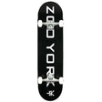 Zoo York OG 95 Logo Block Complete Skateboard - Black/White 7.75''