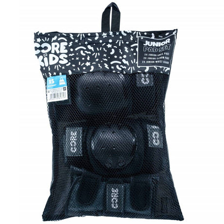 CORE Junior Triple Pad Set - Black
