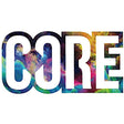 CORE Logo Sticker Neon Galaxy