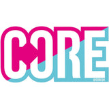 CORE Logo Sticker - Refresher Pink/Blue