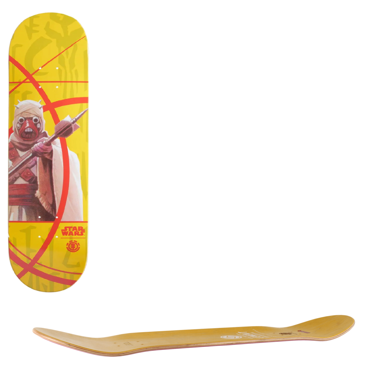 Element x The Mandalorian Skateboard Deck - Tuskan Raider 7.75''