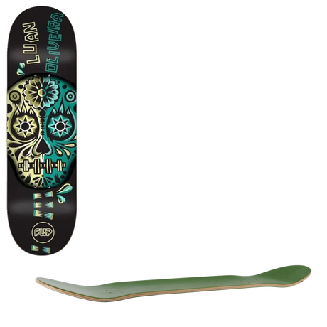 Flip Blacklight Skateboard Deck - Luan 8.13