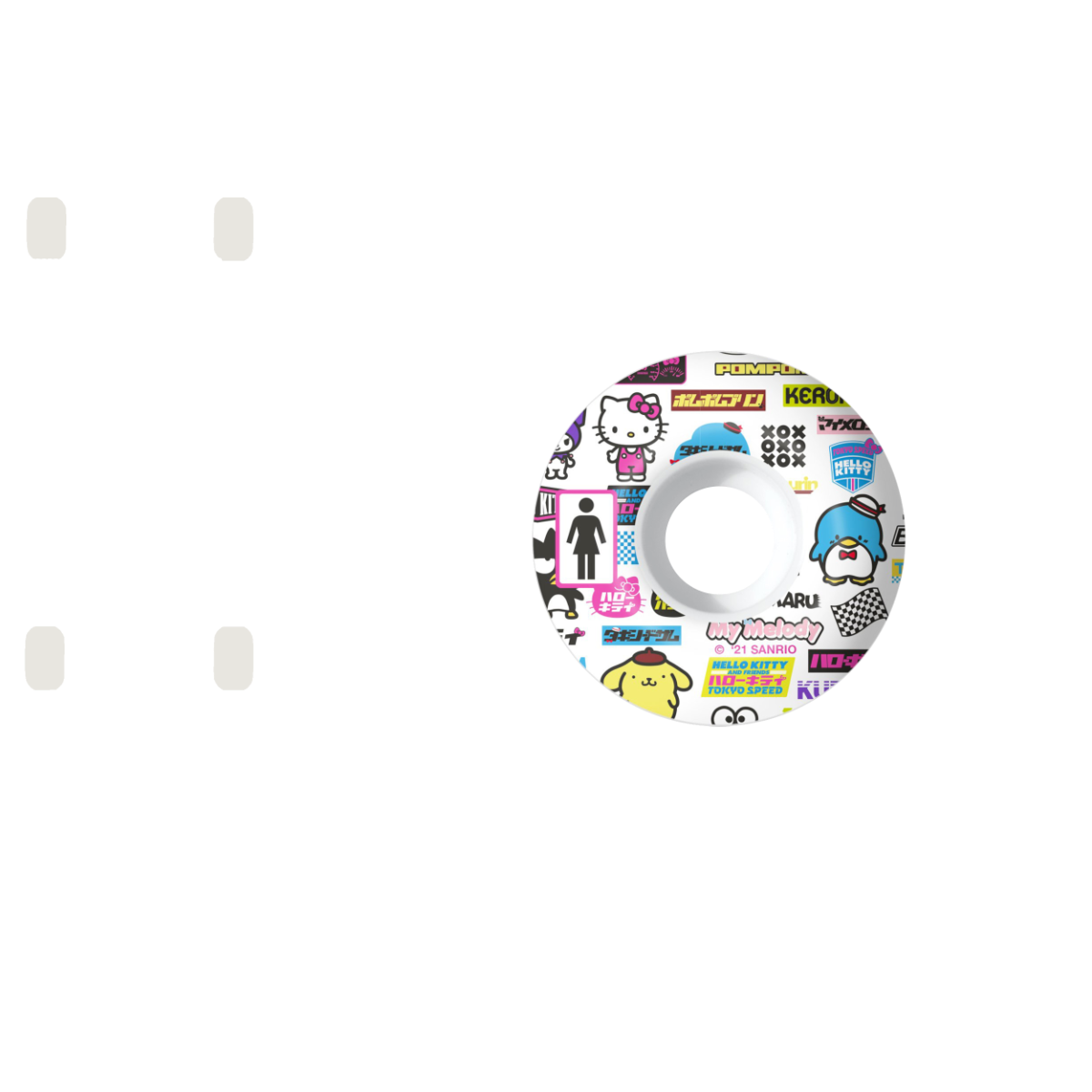 Girl Sanrio Tokyo Speed Wheel Skateboard Wheels - 50mm