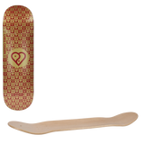The Heart Supply Chris Chann Trinity Gold Foil w/ Raised Ink Skateboard Deck 8"