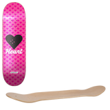 The Heart Supply HS - Vertical Flow Skateboard Deck - Pink 8"