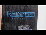 Rampage Plain Third Complete Skateboard - Blue/Black 7.75''