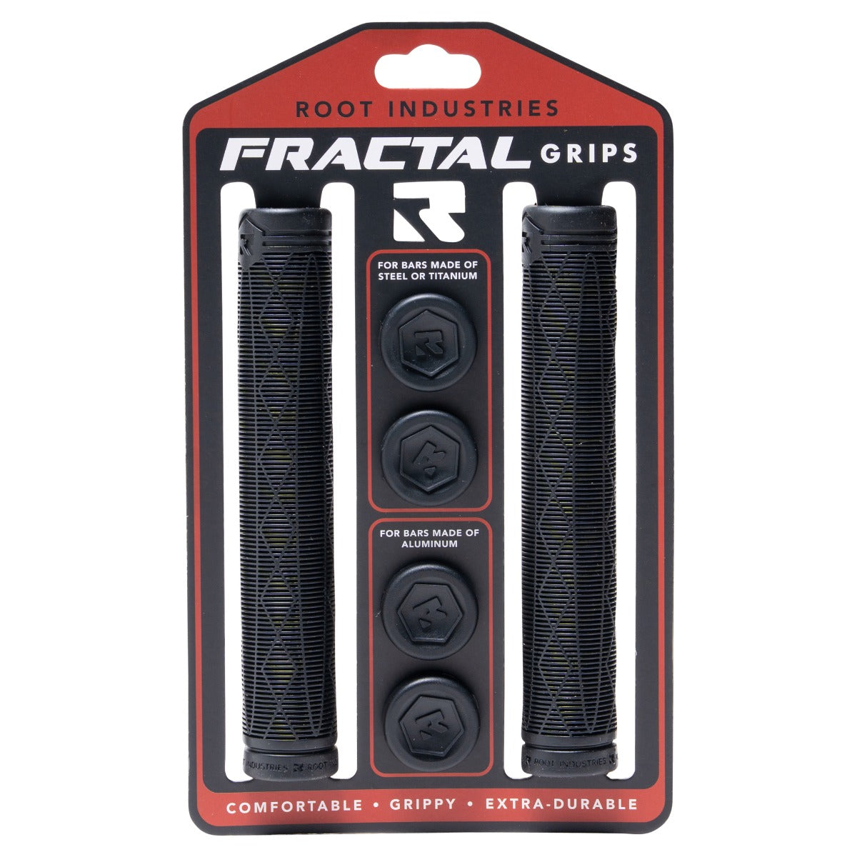 Root Industries Fractal Scooter Bar Grips - Black